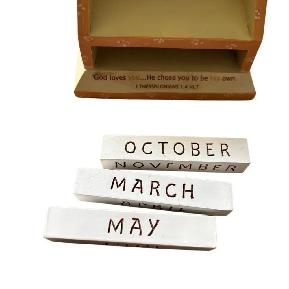 Dayspring Wooden Block Perpetual Calendar You’re Special To God